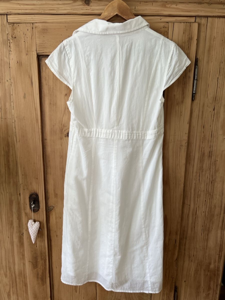 Avant Premiere Vestiti: weisses Baumwollkleid AP M – Usato da Spiez venduto da Vemai 4