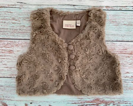 ⭐️ Herziges kuschliges Gilet von BON'A PARTE Gr 104 ⭐️