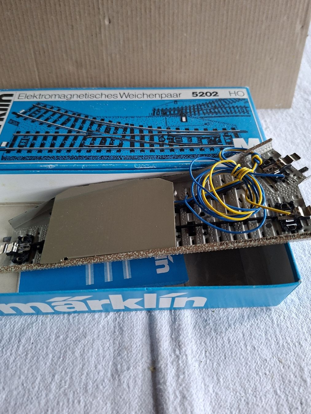 Märklin Modellini di ferrovie: 1 Märklin HO Weiche 5202 – Nuovo e nell'imballaggio originale da Lohn-Ammannsegg venduto da schwerti53 1