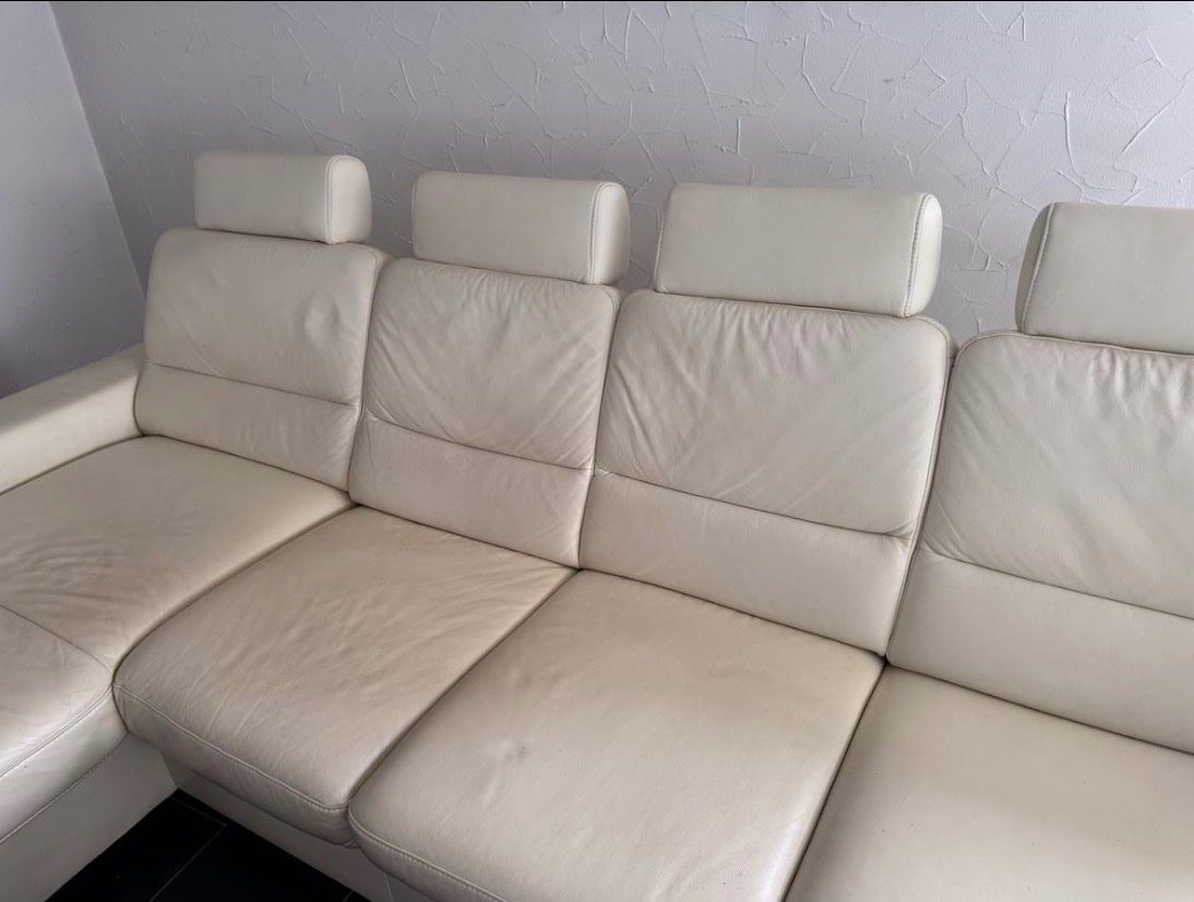 Sofas: Ecksofa Leder beige – Gebraucht aus Wallisellen von MicheleM02 2