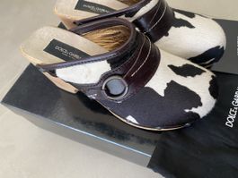 Dolce&Gabbana Sabot in cavallino tg.37.5