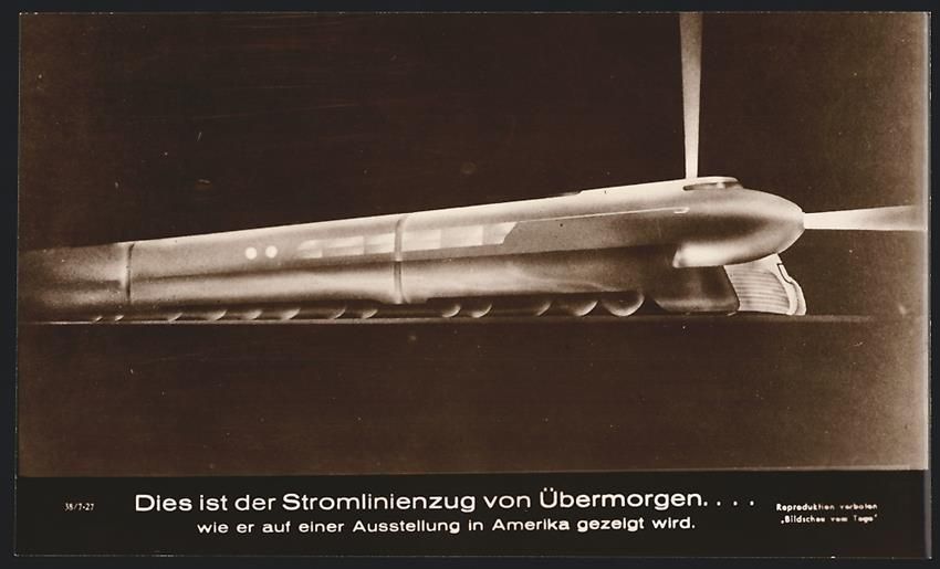 Fotografie & Manifesti: Fotografie der Stromlinienzug von Überm – Usato da Berlin venduto da bartko-reher