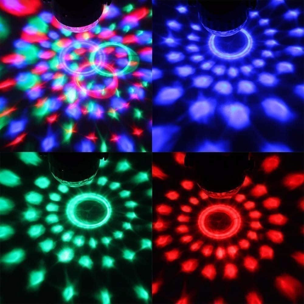 Lampade: 2er Partylicht Discokugel LED Discolicht – Nuovo (secondo la descrizione) da Thun venduto da Newnewshop 1