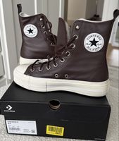 Converse Chuck Taylor Gr. 39.5 Leder Dunkelbraun Gefüttert