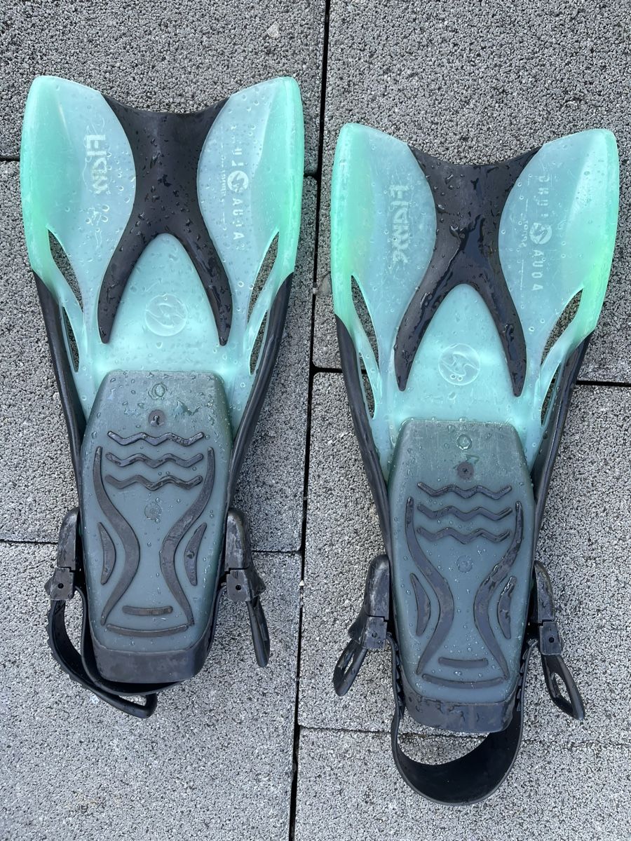 Flossen, Masken & Schnorchel: Aqua Lung Fluw Schwimmflossen – Gebraucht aus Auw von chr_vcc8