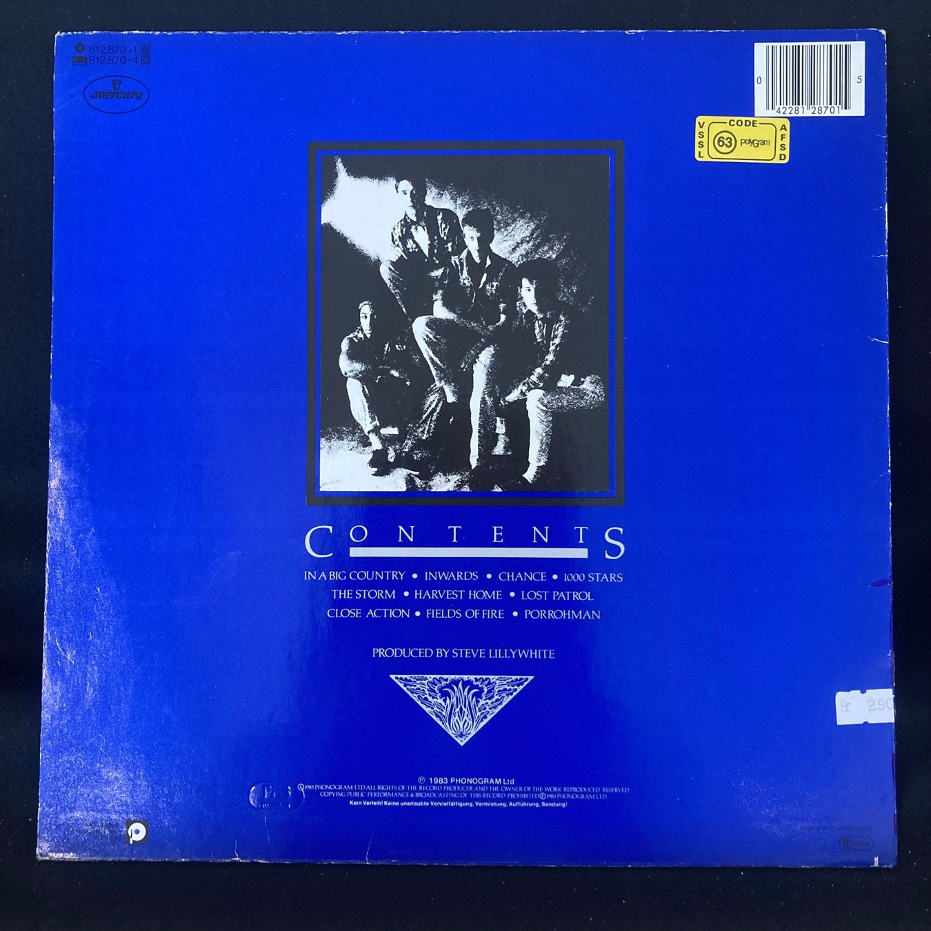 Dischi in vinile: Big Country / The Crossing – Usato da St.Gallen venduto da Out-take 1