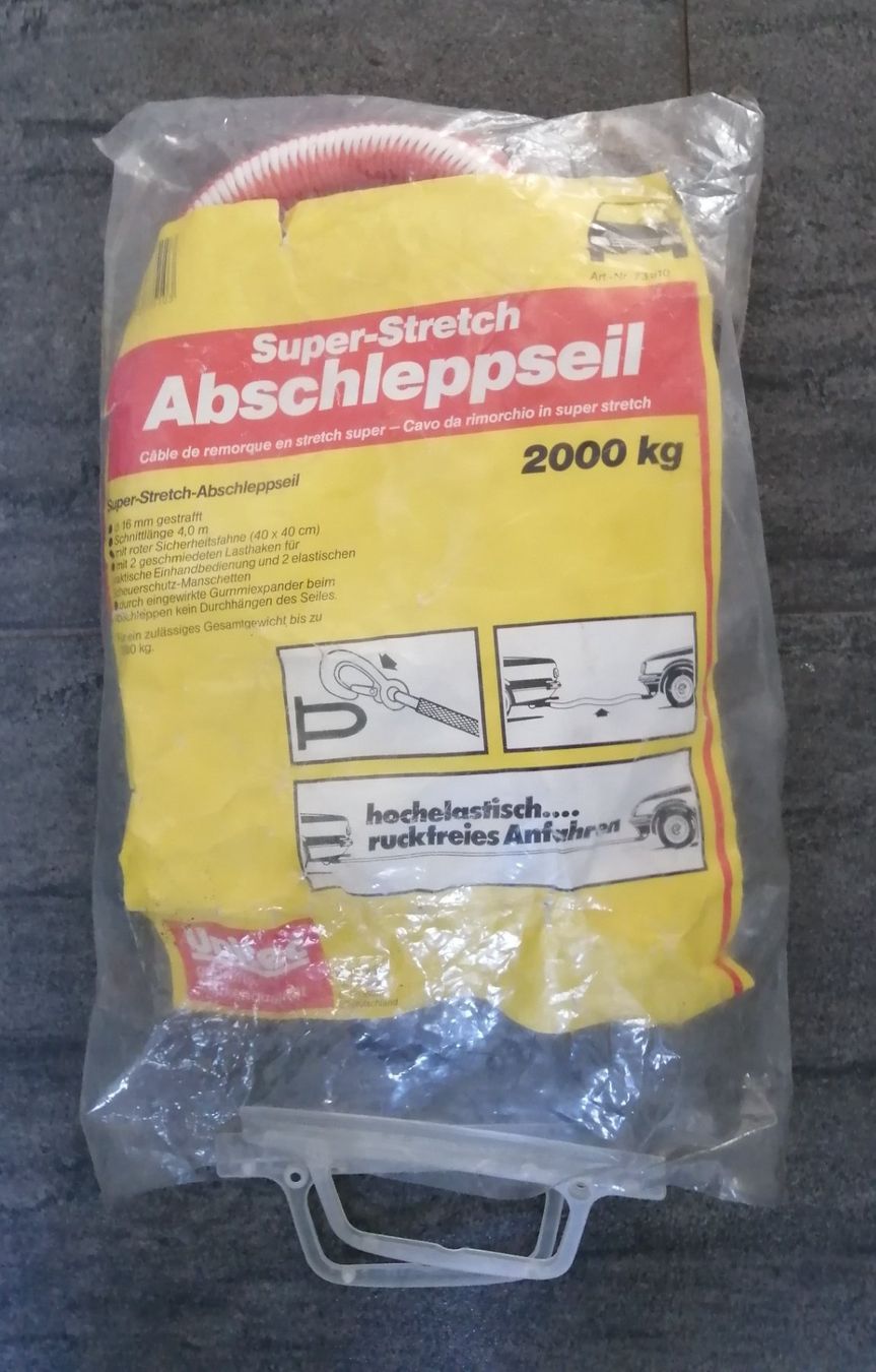 Accessori per altri veicoli: UNITEC Super-Stretch  Abschleppseil – Nuovo e nell'imballaggio originale da Bern venduto da Prasolux