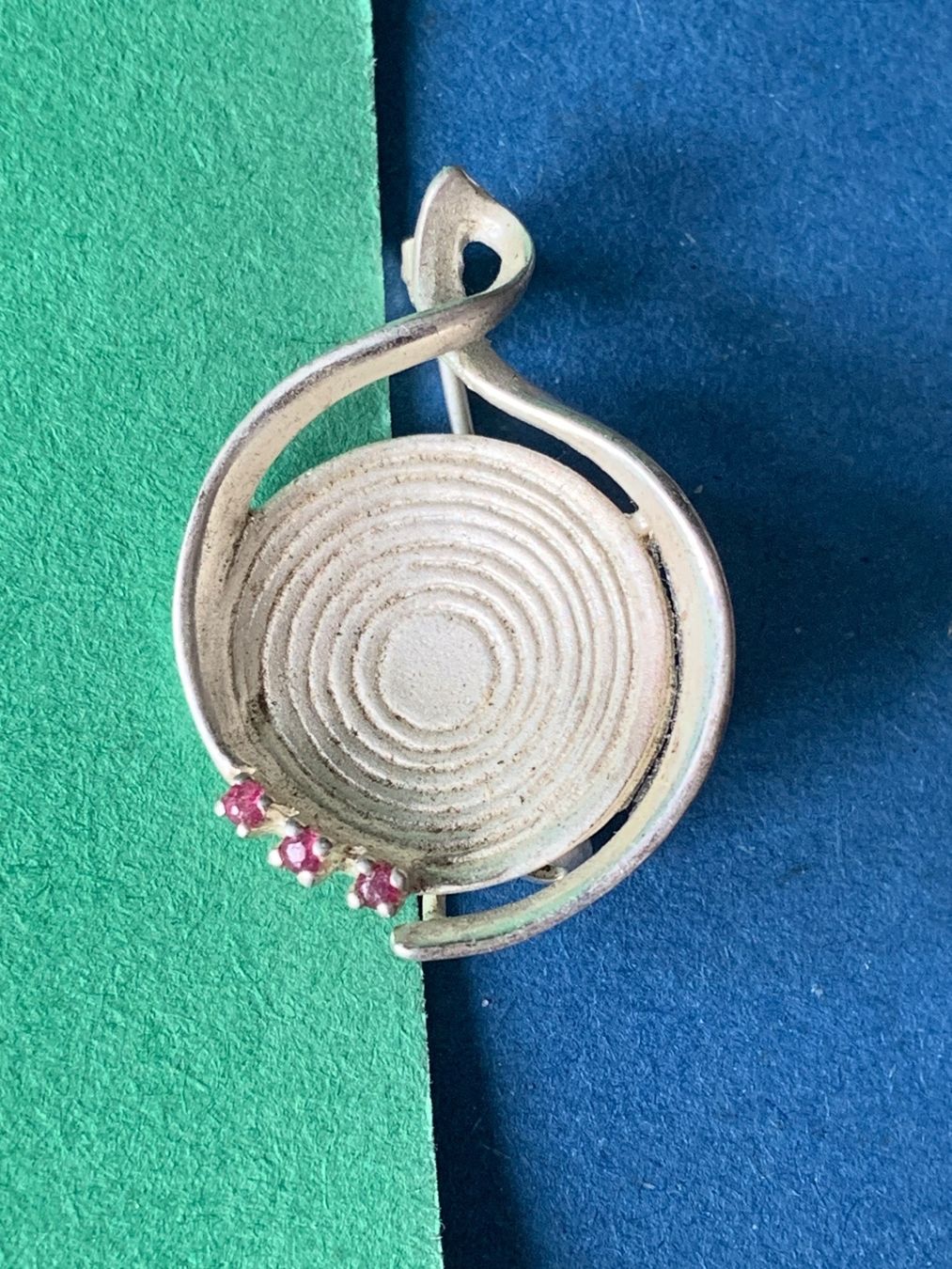 Broches & Aiguilles: Silberbrosche Notenschlüssel abstrakt – D'occasion à Laufen par Bellebellezza 5