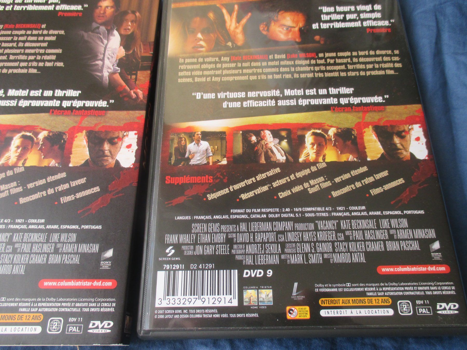 Tutti i DVDs: Motel (Kate Beckinsale) – Usato da Colombier NE venduto da Nevenma 1