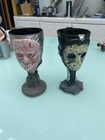 Vends 2 verres Freddy Krueger