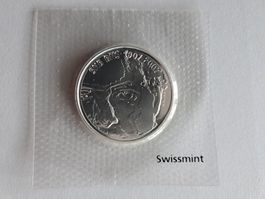 20 Fr. Gedenkmünze SNB 2007 in Original Blister