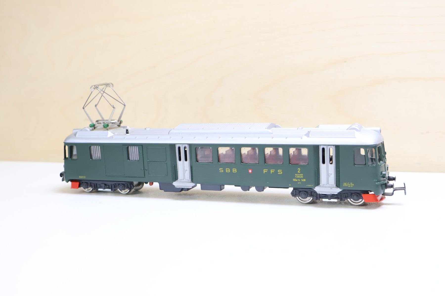 Hag Modellini di ferrovie: HAG SBB Triebwagen RBe 4/4 E-Lok - Digital H0 – Difettoso da Winterthur venduto da Monstera 2