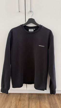 Carhartt WIP Script Sweatshirt schwarz Gr. L, cropped