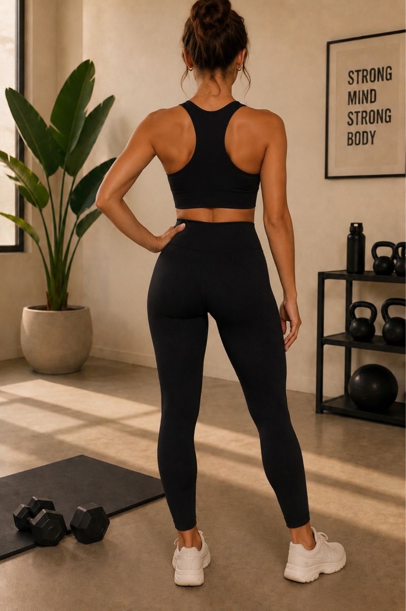 Leggings: ENSEMBLE FITNESS NOIR – Nuovo (secondo la descrizione) da Lausanne venduto da KeNaChic 1