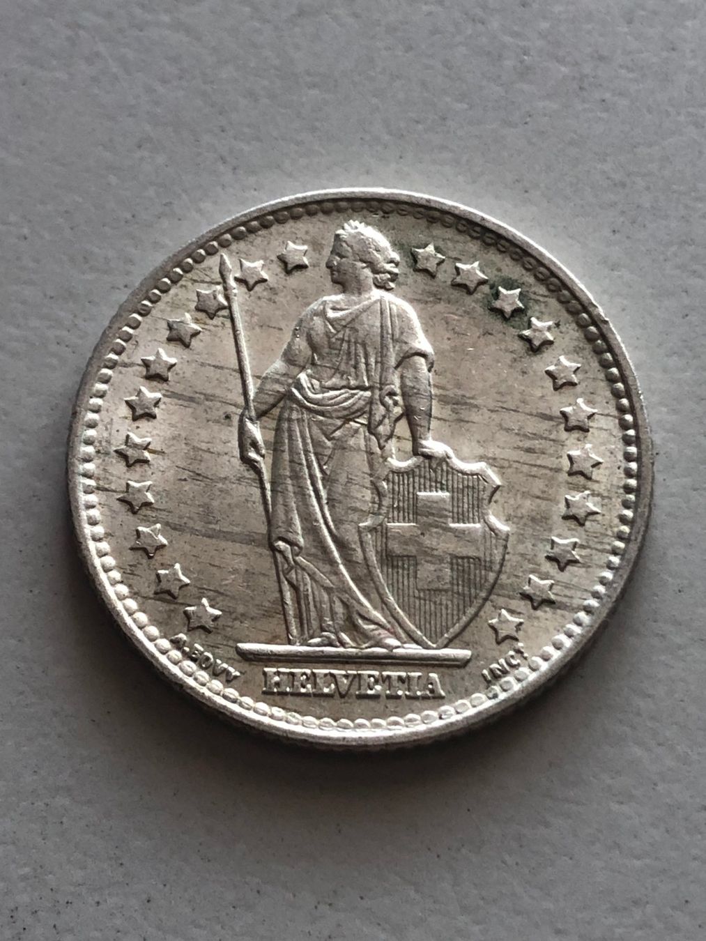 Tutti le monete: 1 Fr. 1959 – Usato da Schötz venduto da Odpa 1