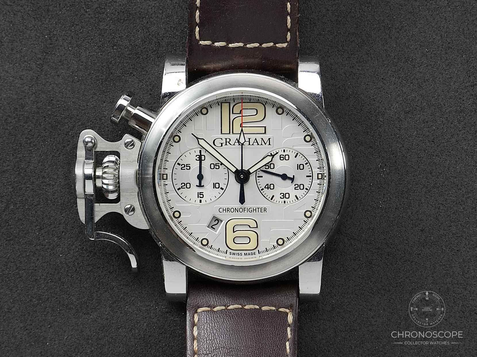 Graham Orologi: Graham Chronofighter Chronograph R.A.C Reference 2CRBS – Usato da Luzern venduto da ChronoScope6004