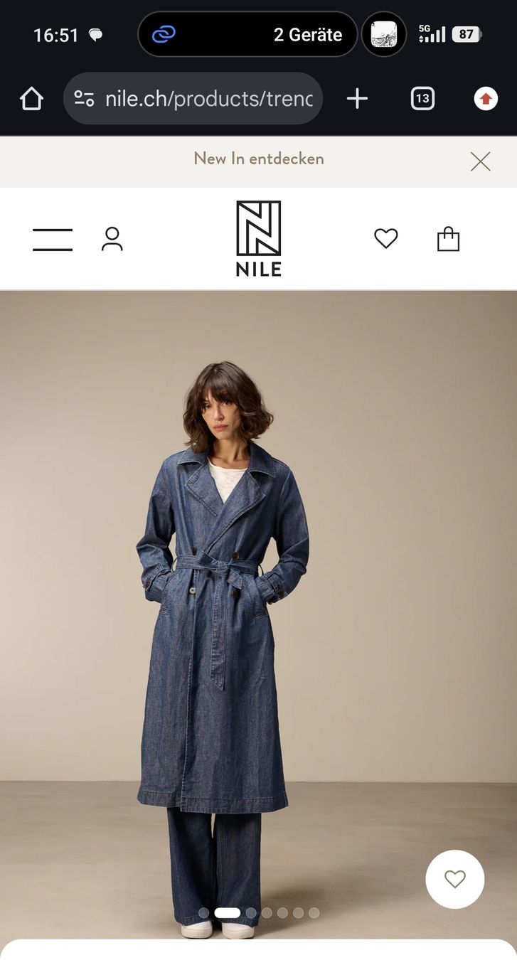 Nile Cappotti: Nile Trenchcoat – Nuovo (secondo la descrizione) da Mollis venduto da aliceee01 2
