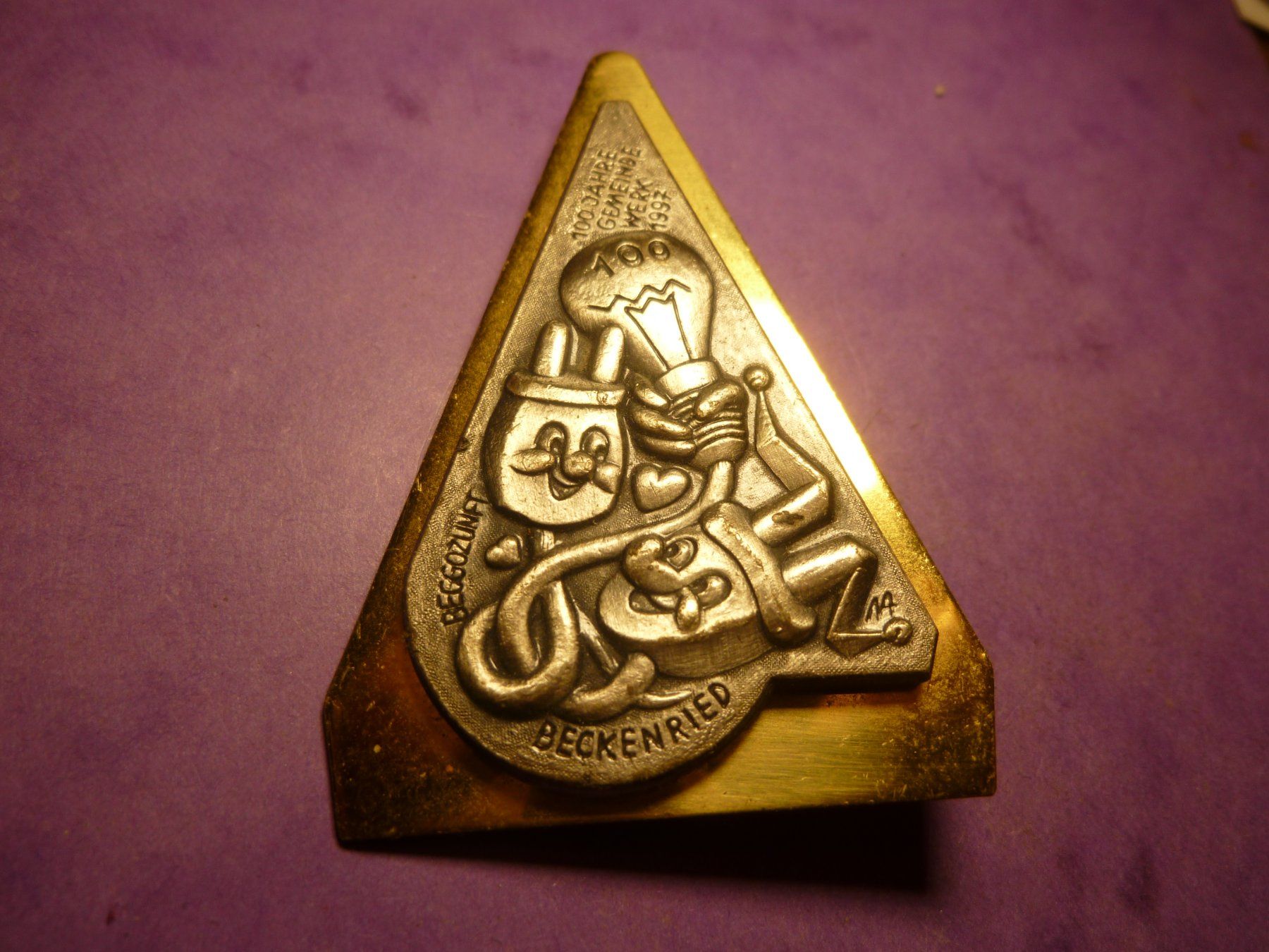 Placchette & Badge: BECKENRIED 1997 GOLD – Usato da Ried (Muotathal) venduto da Mandarin02