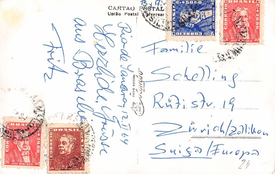 Cartoline postali: NATIVE Brazilian TRIBE - old interesting Postcard… – Usato da Lufingen venduto da TopAnsichtskarten 1
