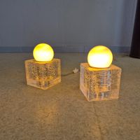 1 Stk. Design 70s Ice Cube Tischleuchte Eiswürfel - Lampe