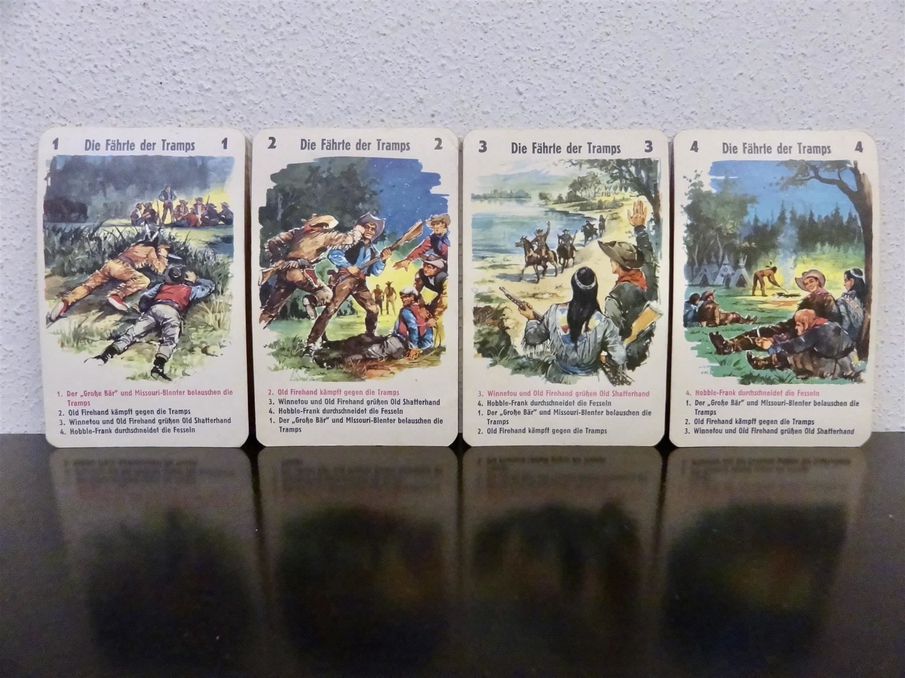 Giochi: schönes altes Quartett WINNETOU – Usato da Kerzers venduto da wisaundso 5