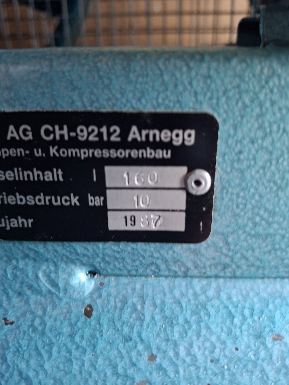 Compresseurs: Era 160l kompresor  – Défectueux à Wigoltingen par Hondams 5