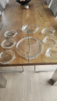Glas Geschirr Set, Schüsseln und Servierplatten, Top!