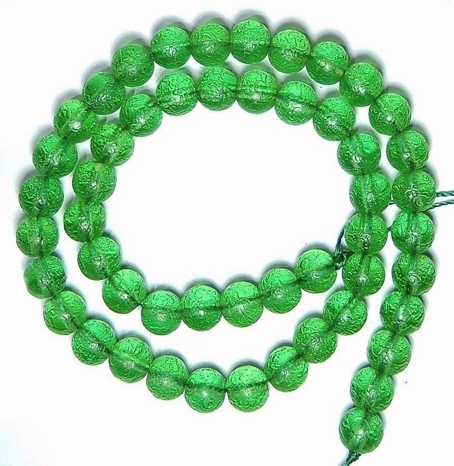 Ketten: 1 Strang echte Moldavit Perlen 8 MM – Neu (gemäss Beschreibung) aus Müllheim Dorf von