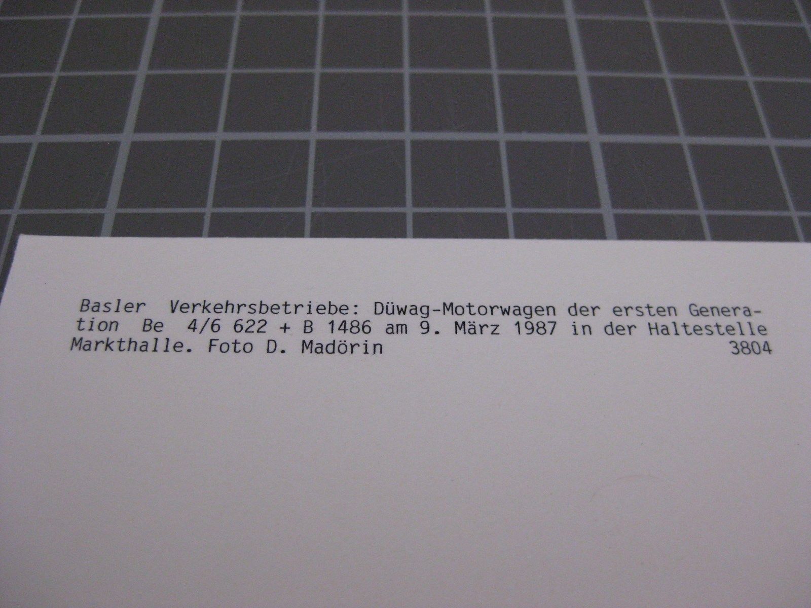 Cartoline postali: AK Basel Markthalle mit Düwag Tram – Nuovo (secondo la descrizione) da Malters venduto da Marosko 1