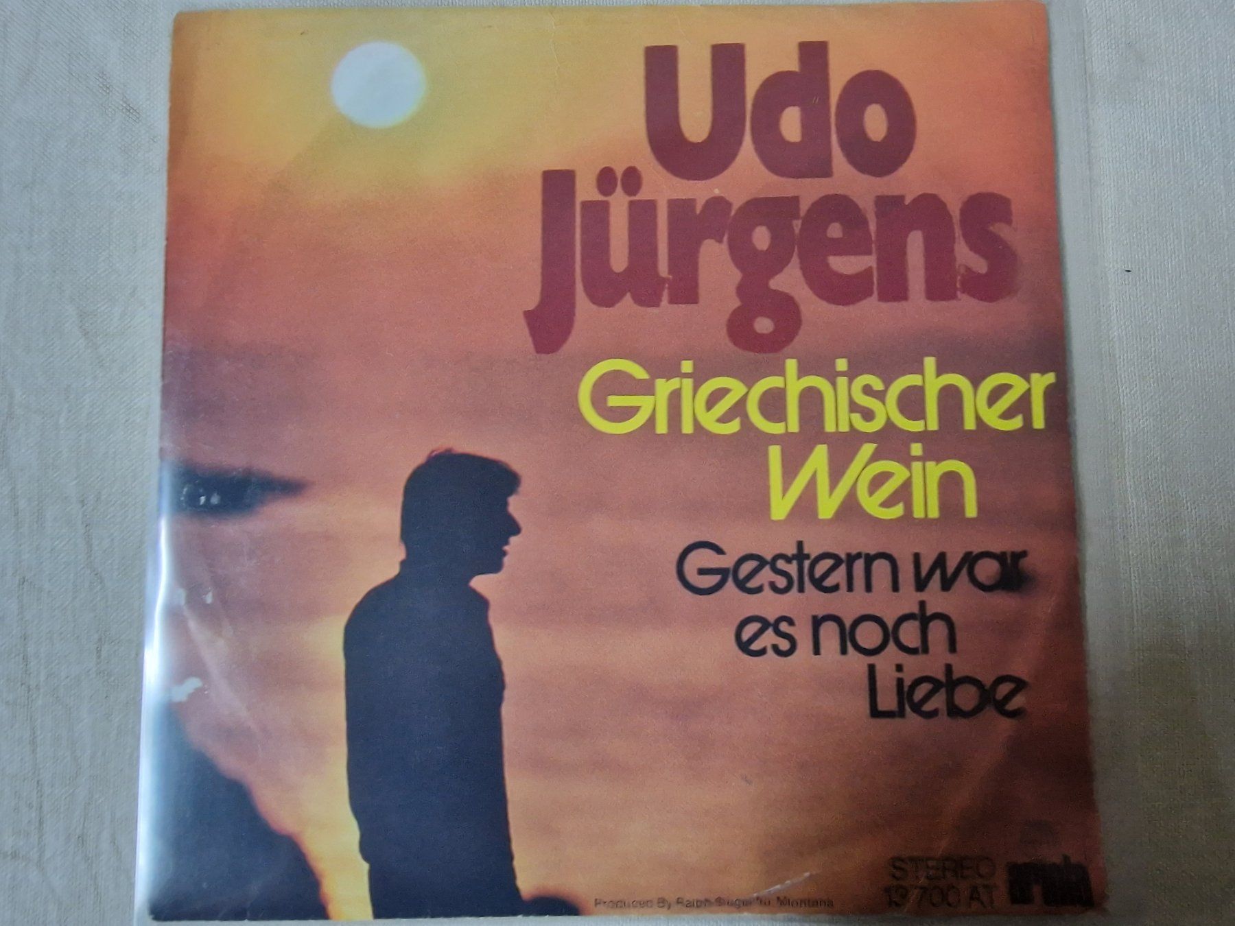 Schallplatten: Udo Jürgens Single – Griechischer Wein – Gebraucht aus Root von