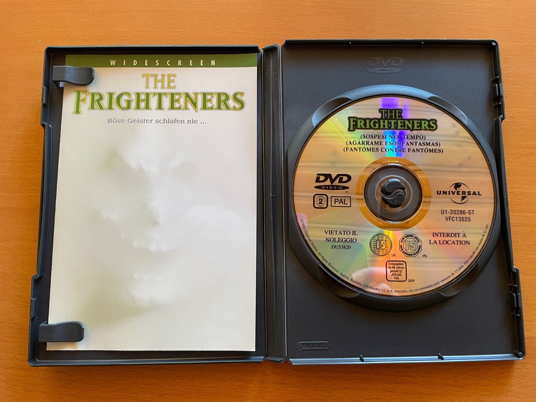 Alle DVDs: DVD The Frighteners mit Michael J. Fox – Gebraucht aus Rickenbach BL von Morlog 1