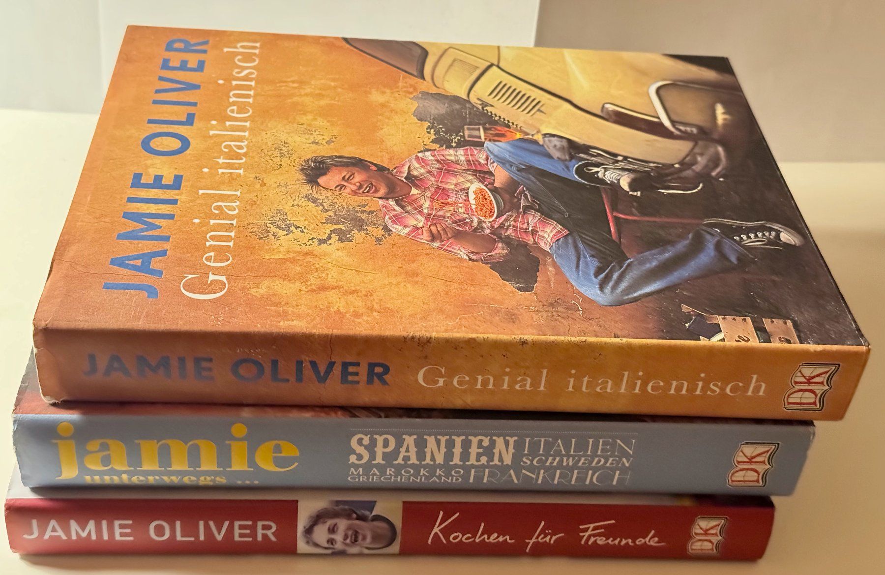 Libri: 3 x JAMIE OLIVER - KOCHBÜCHER – Usato da Hedingen venduto da Wowi 8