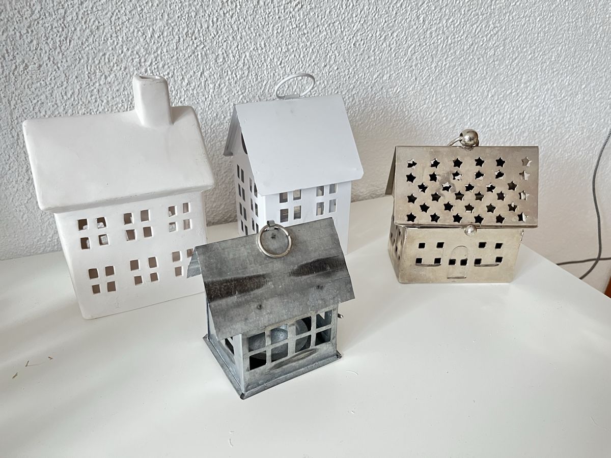 Pfister Tutte le decorazioni: Winterlandschaft Häuschen Häuser Weihnachtsdeko Windlicht – Usato da Frauenfeld venduto da Babytimmy 2