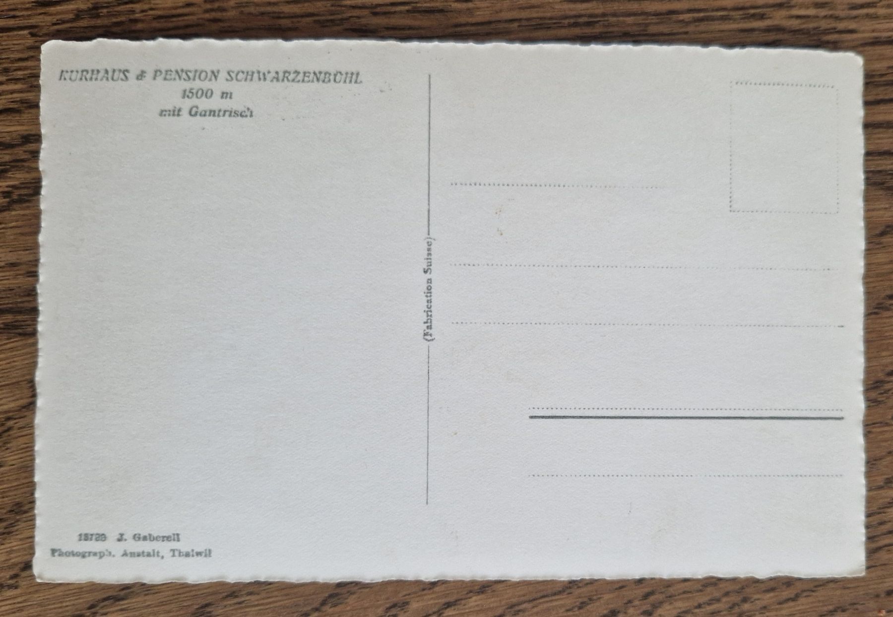 Cartoline postali: Kurhaus Pension Schwarzenbühl – Usato da Ebikon venduto da Donar50 1