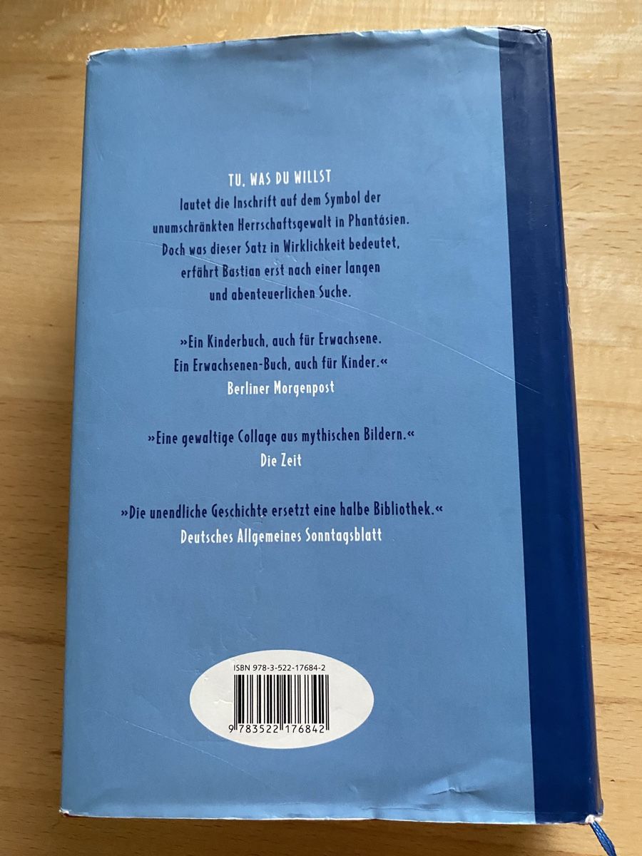 Libri: Die unendliche Geschichte - Michael Ende – Usato da Schwarzenburg venduto da Michellu 1