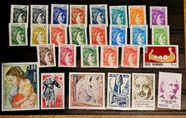 FRANCE timbres neufs ** ~1977-78