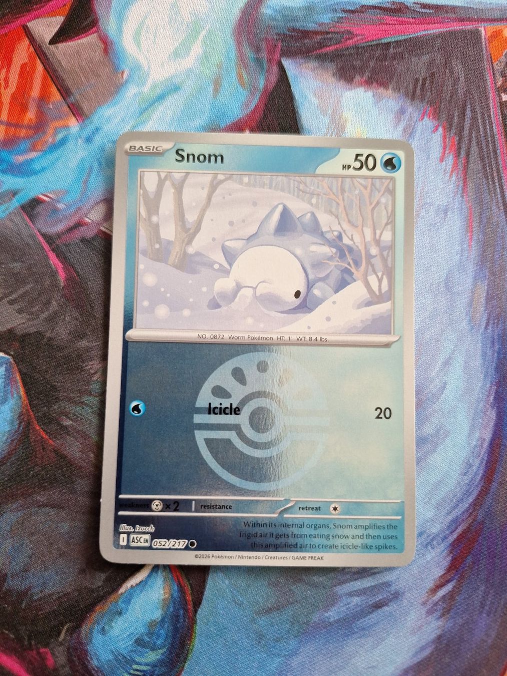 Pokémon Carte collezionabili: Snom - Reverse Holo Ball - Pokemon Ascended Heroes – Usato da Altstätten SG venduto da GGsGameshop