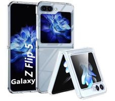 Für Galaxy Z Flip 5 - Hartplastik Case Hülle Cover clear