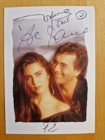 Al Bano & Romina Power, Original Autogramm auf Karte