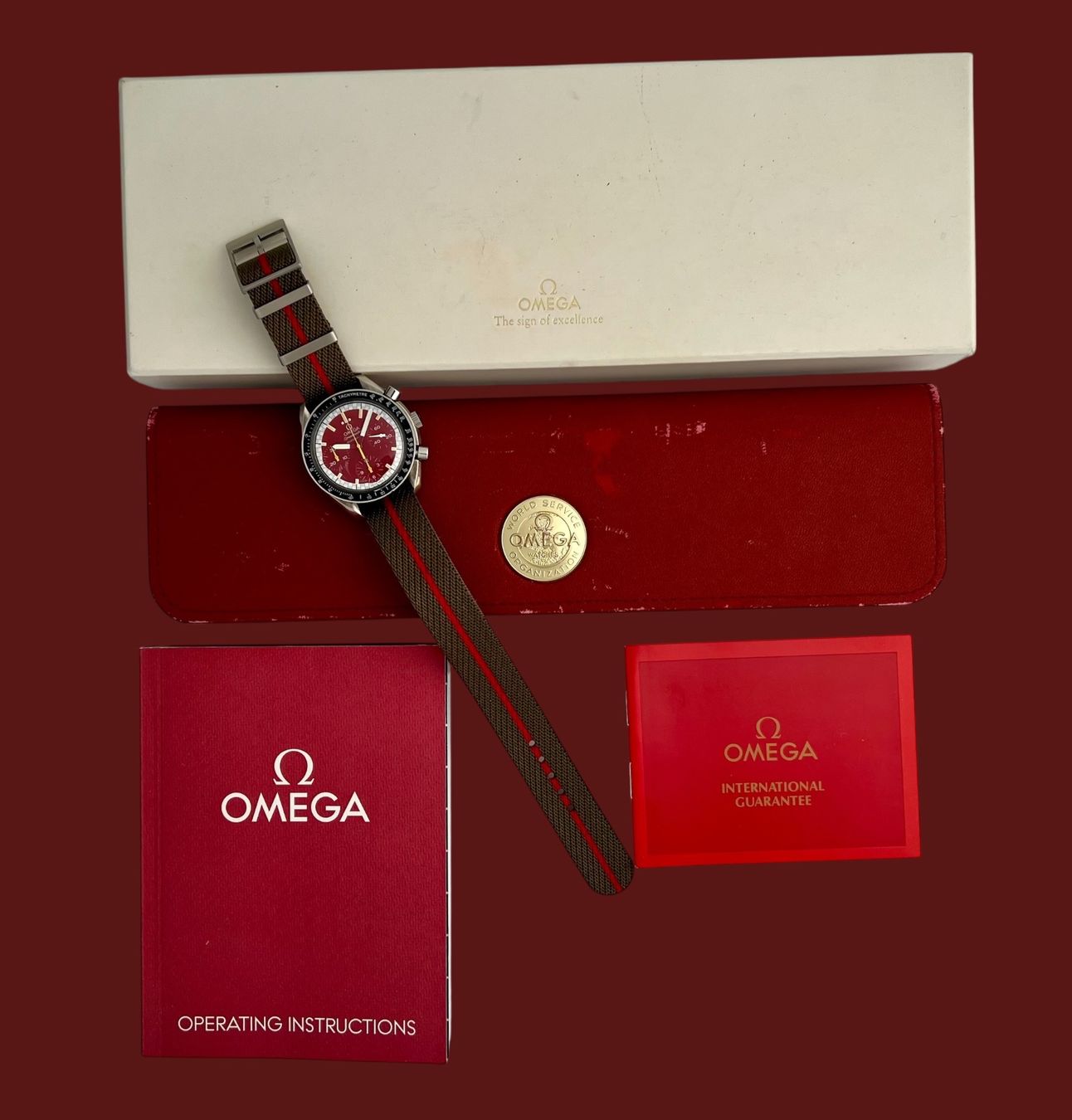 Omega Orologi: Omega Speedmaster “Michael Schumacher Racing” Full Set – Usato da Morges venduto da 24time 6