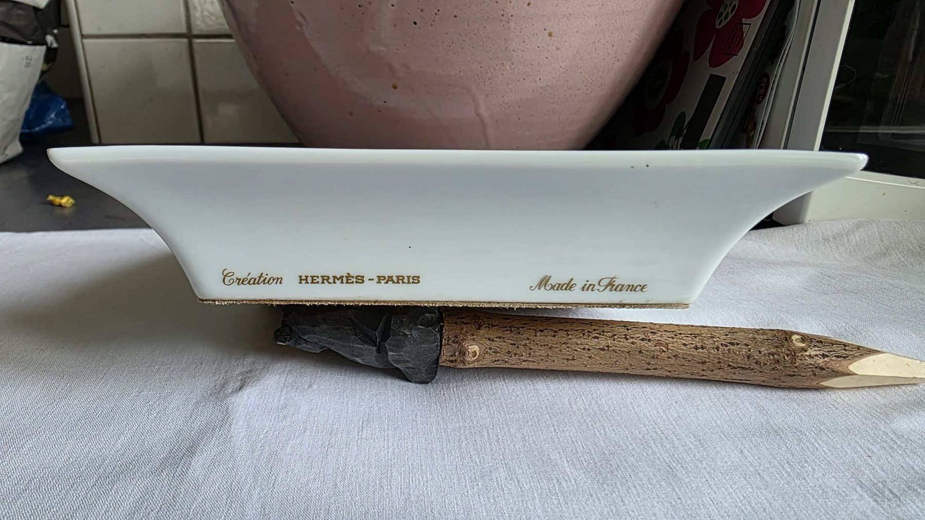 Hermès Portacenere: HERMES, RARE CENDRIER. " CHASSE LAURENT PERRIER " – Usato da Le Locle venduto da marylise01 2