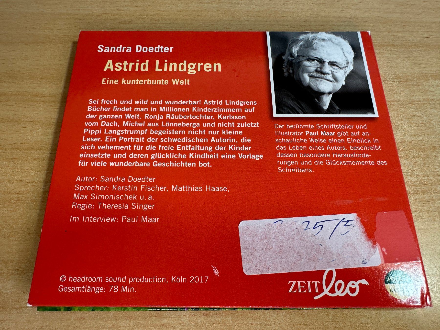 Audiolibri: K0 Astrid Lindgren-Eine Kunterbunte Welt – Usato da Rikon im Tösstal venduto da Alpenmutz 1