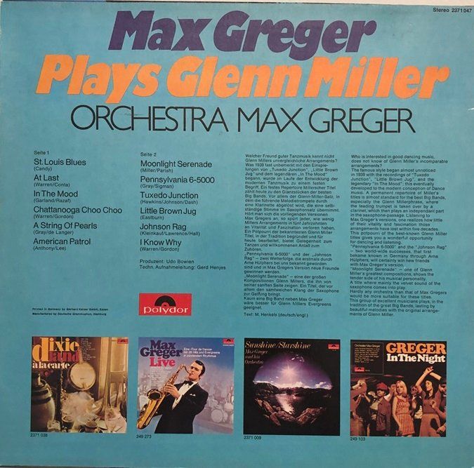 Schallplatten: 5x LPs Orchester Max Greger – Gebraucht aus Grüningen von azulgrisvinyl 5