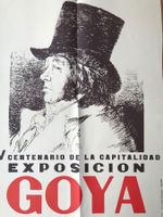 Plakat GOYA Ausstellung Madrid Original 1961?