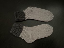 Handgestrickte Kinder - Socken Gr. 29/30 Fusslänge 17 cm