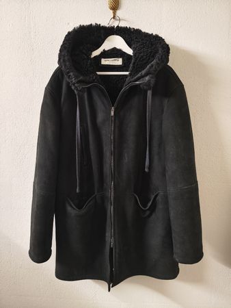 SAINT LAURENT Lammfell Wildleder Jacke Men