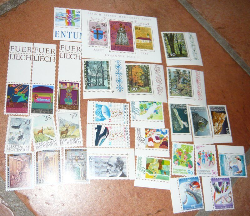 Tous les timbres: Briefmarken Liechtenstein – Neuf (Voir description) à Ruggell par Btt 1