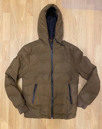 H&M Herren Jungen Jacke Braun Winterjacke Gr. XS