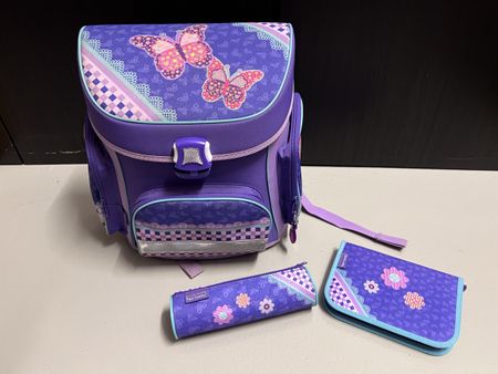 Schulranzen Schulthek Set Tiger Family mit Etui