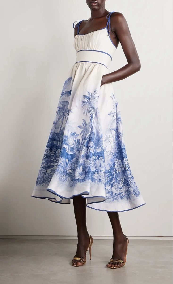 Kleider: Linen Blend Midi Dress – Neu (gemäss Beschreibung) aus St.Josefen von lop_lh8d 1